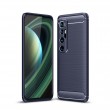 Xiaomi Mi 10 Ultra Удароустойчив Carbon Fiber Калъф и Протектор