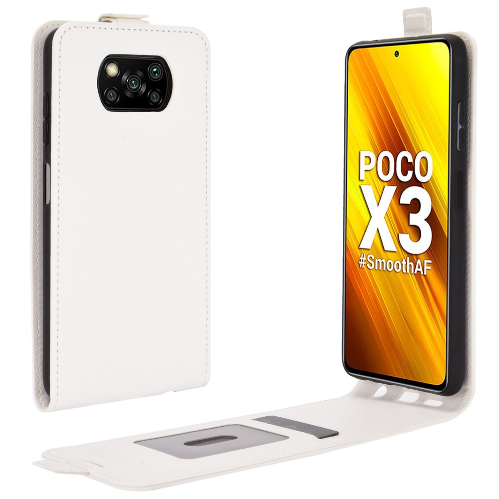 Xiaomi Poco X3/Poco X3 NFC Flip3 Кожен Калъф и Протектор