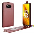 Xiaomi Poco X3/Poco X3 NFC Flip3 Кожен Калъф и Протектор