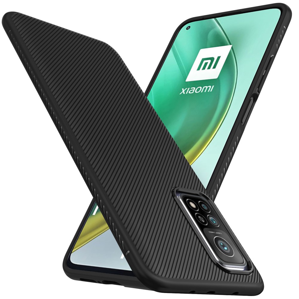 Xiaomi Mi 10T 5G / Mi 10T Pro 5G Удароустойчив Twill Texture Калъф и Протектор