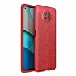 Xiaomi Redmi Note 9 5G / Note 9T 5G Удароустойчив Litchi Skin Калъф и Протектор