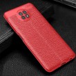 Xiaomi Redmi Note 9 5G / Note 9T 5G Удароустойчив Litchi Skin Калъф и Протектор