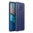 Xiaomi Redmi Note 9 5G / Note 9T 5G Удароустойчив Litchi Skin Калъф и Протектор