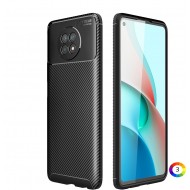 Xiaomi Redmi Note 9T 5G / Note 9 5G Удароустойчив Carbon Fiber Калъф и Протектор