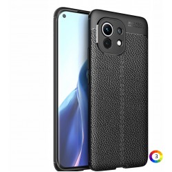 Xiaomi Mi11 Удароустойчив Litchi Skin Калъф и Протектор