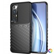 Xiaomi Mi 10S Удароустойчив Twill Texture Калъф и Протектор