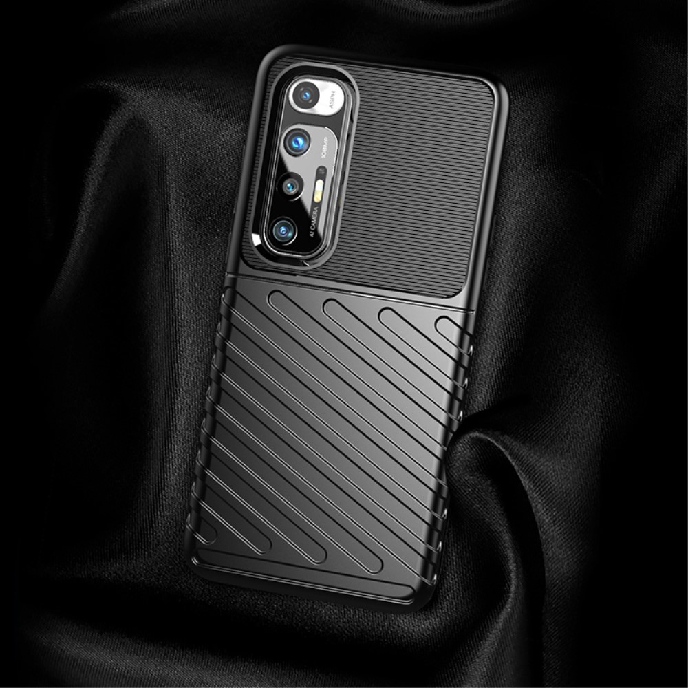 Xiaomi Mi 10S Удароустойчив Twill Texture Калъф и Протектор