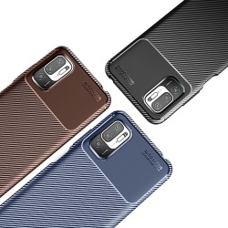 Xiaomi Redmi Note 10 5G Удароустойчив  Carbon Fiber Калъф и Протектор