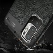Xiaomi Redmi Note 10 5G  Удароустойчив Litchi Skin Калъф и Протектор
