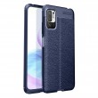 Xiaomi Redmi Note 10 5G  Удароустойчив Litchi Skin Калъф и Протектор