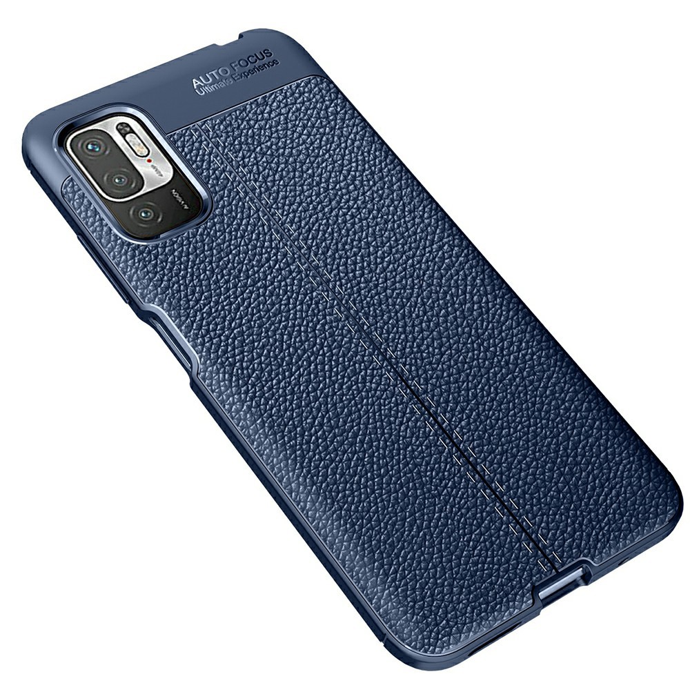 Xiaomi Redmi Note 10 5G  Удароустойчив Litchi Skin Калъф и Протектор