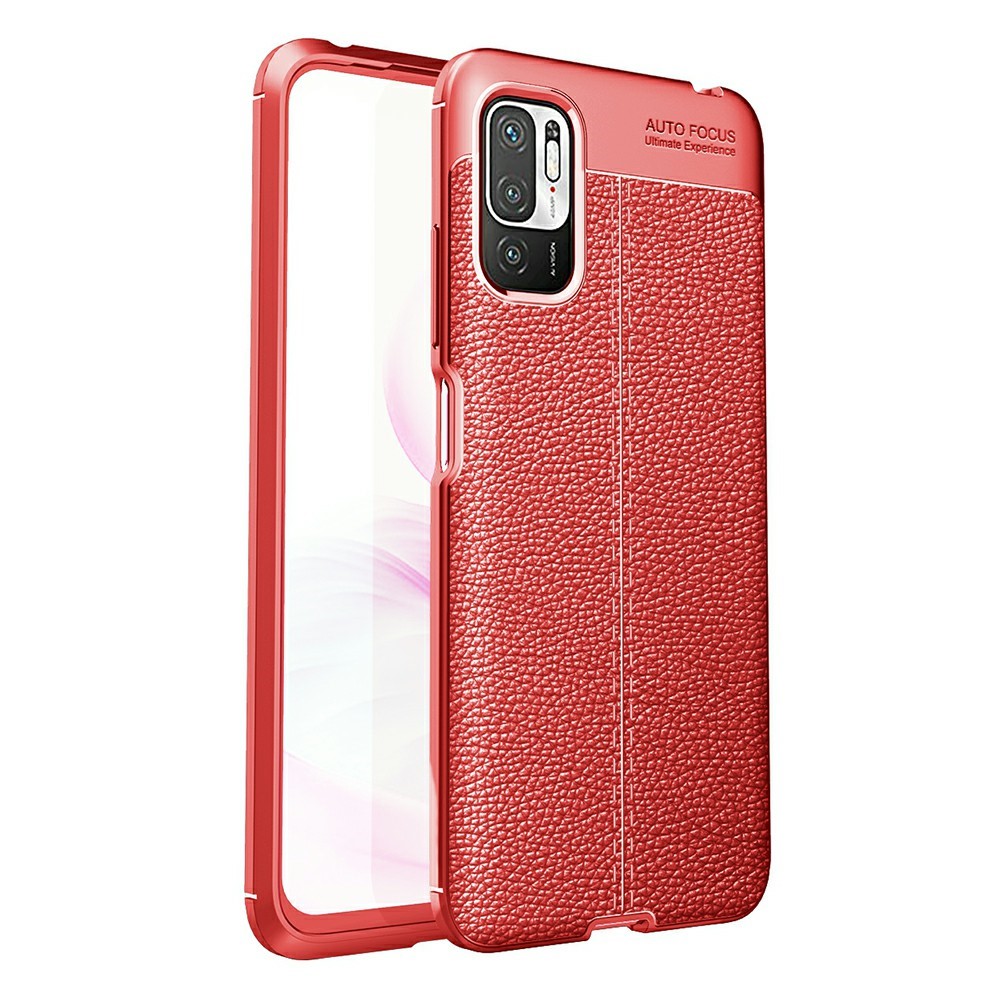 Xiaomi Redmi Note 10 5G  Удароустойчив Litchi Skin Калъф и Протектор