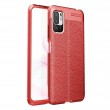 Xiaomi Redmi Note 10 5G  Удароустойчив Litchi Skin Калъф и Протектор