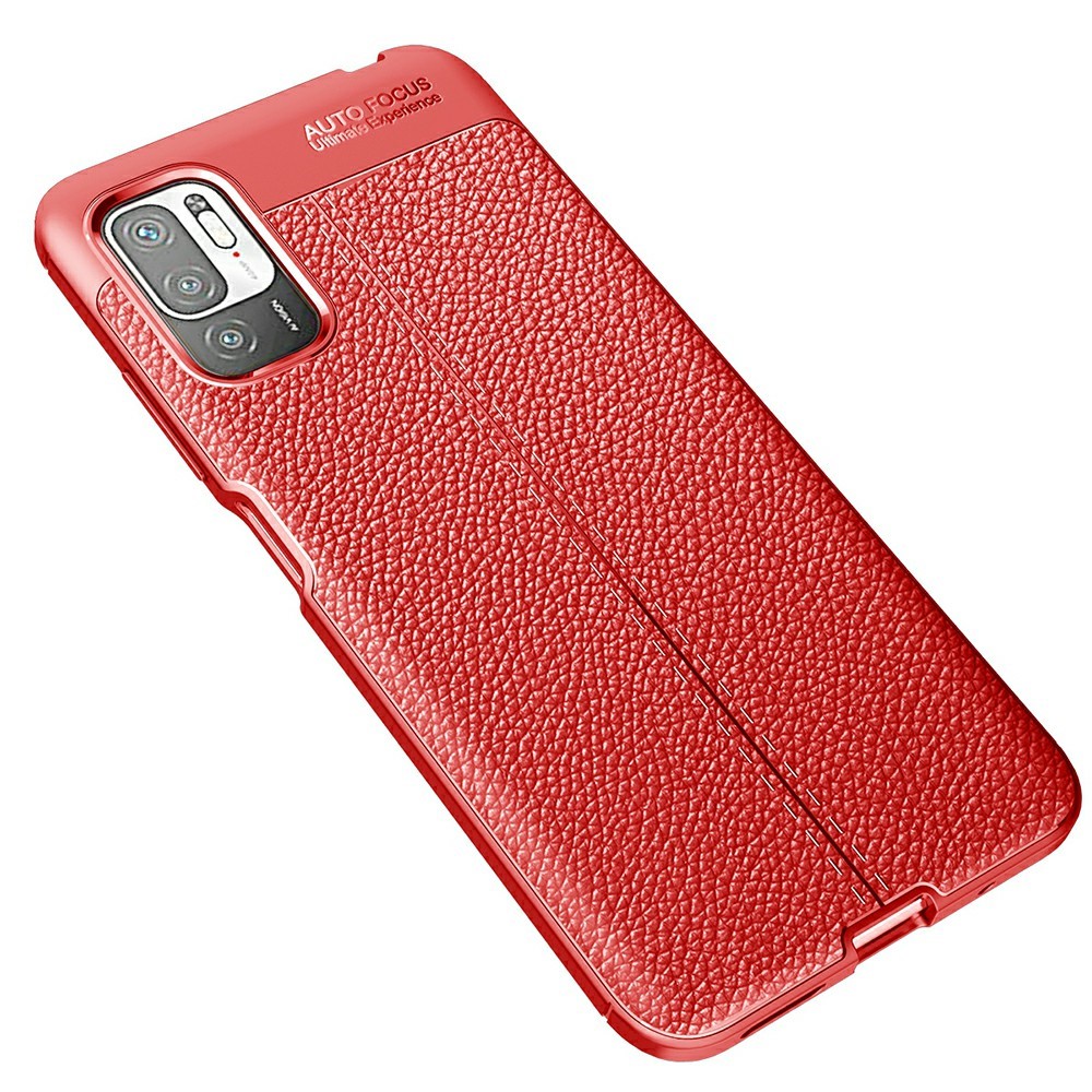 Xiaomi Redmi Note 10 5G  Удароустойчив Litchi Skin Калъф и Протектор
