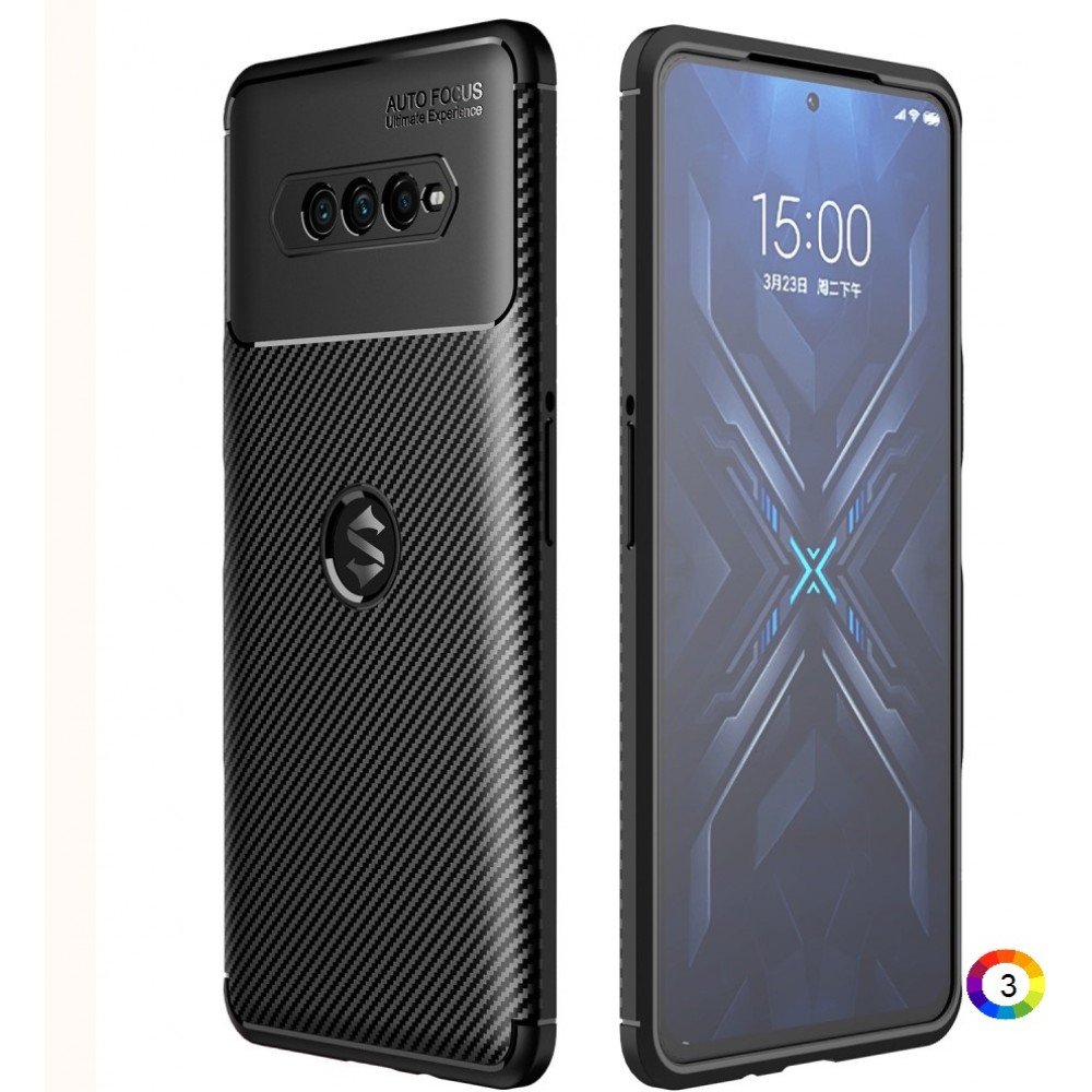 Xiaomi Black Shark 4 Удароустойчив Carbon Fiber Калъф и Протектор