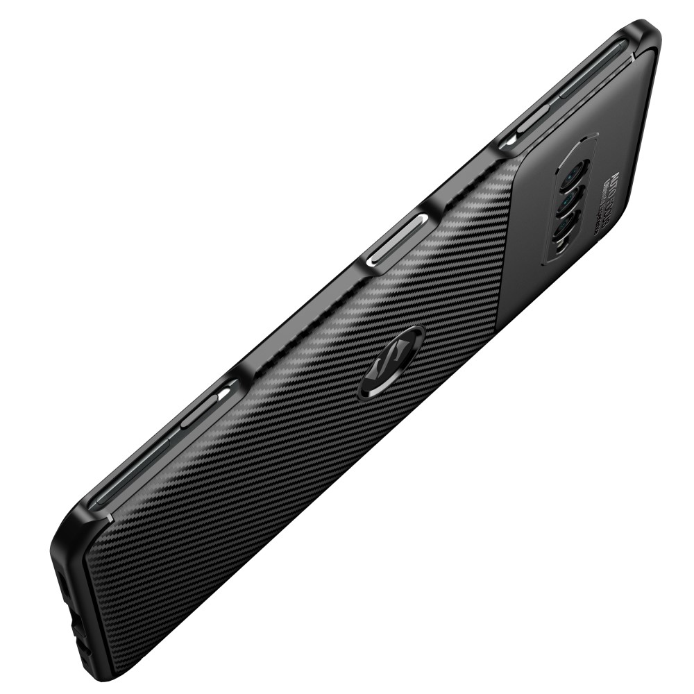 Xiaomi Black Shark 4 Удароустойчив Carbon Fiber Калъф и Протектор