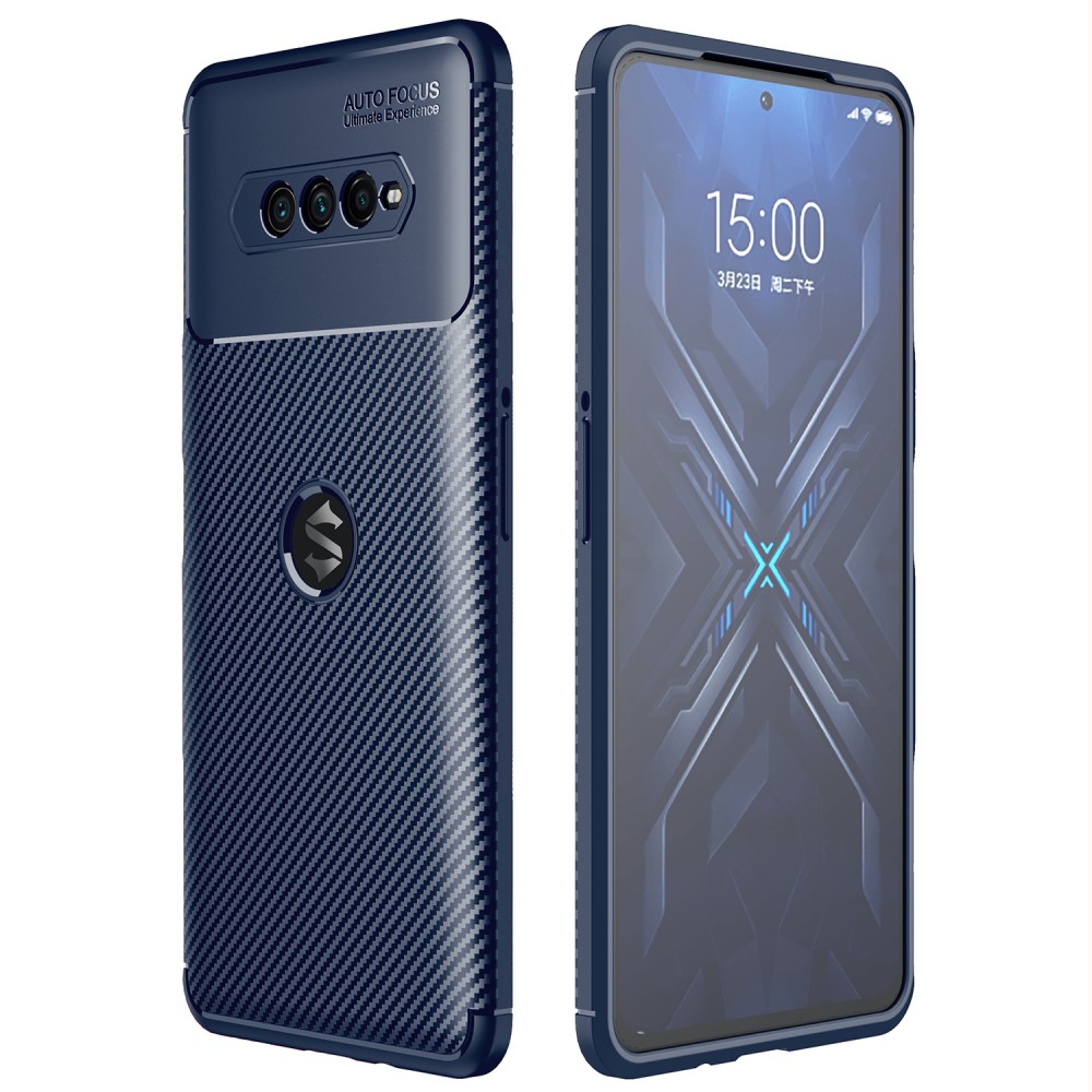 Xiaomi Black Shark 4 Удароустойчив Carbon Fiber Калъф и Протектор
