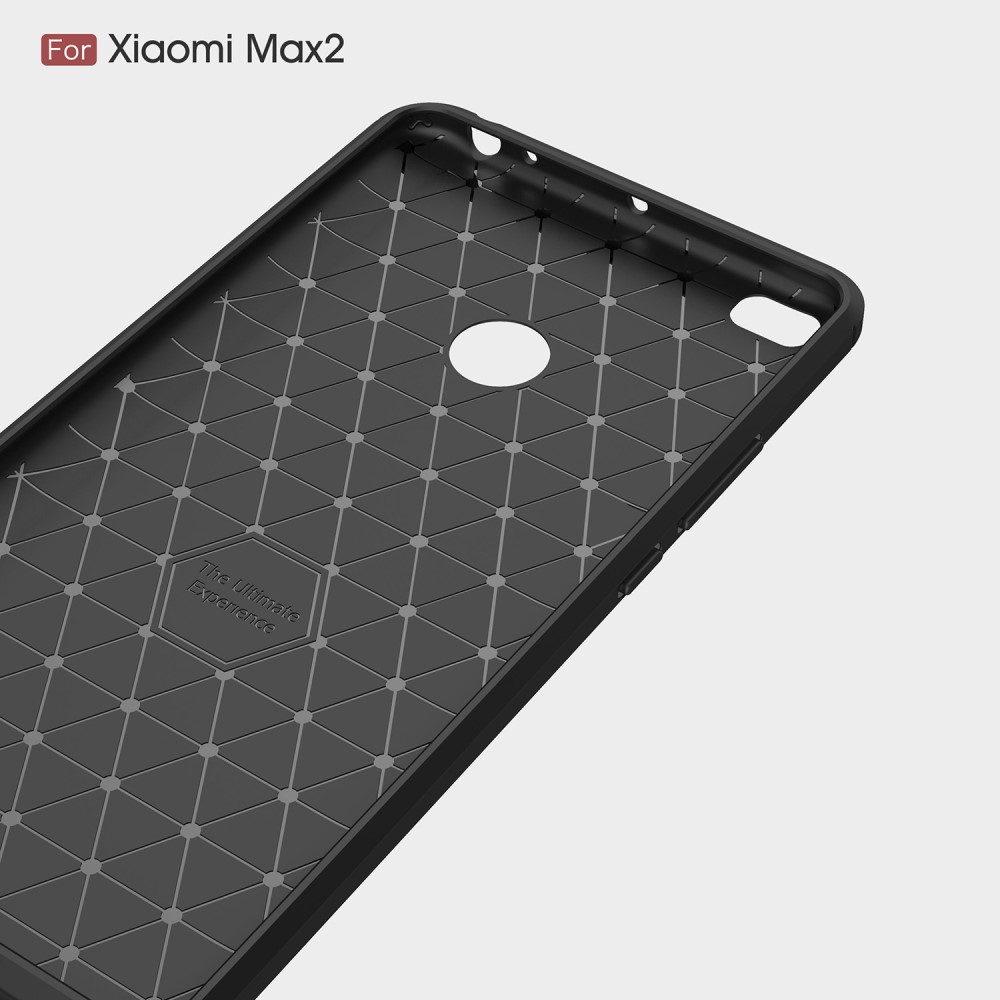 Xiaomi Mi Max 2 Удароустойчив Carbon Fiber Калъф и Протектор
