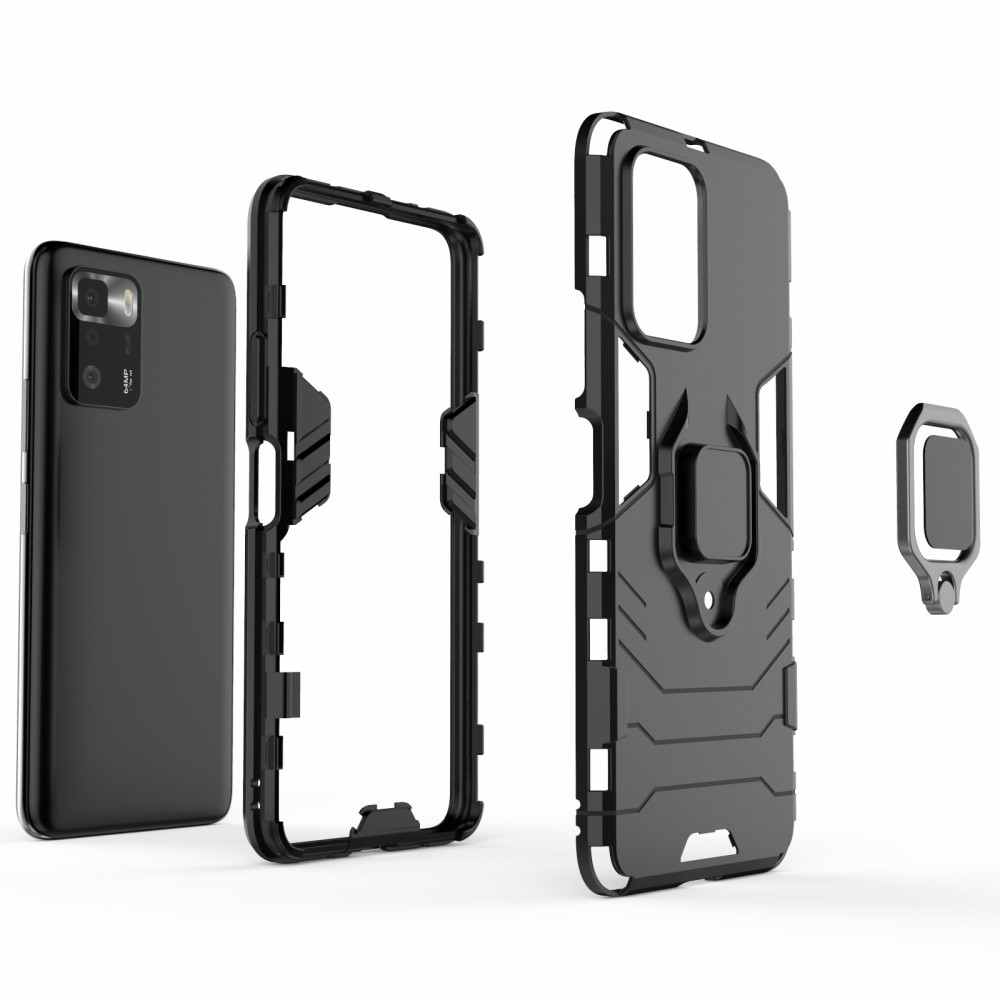 Xiaomi Redmi Note 10 Pro 5G (China) / Poco X3  Удароустойчив Ring Holder Калъф и Протектор
