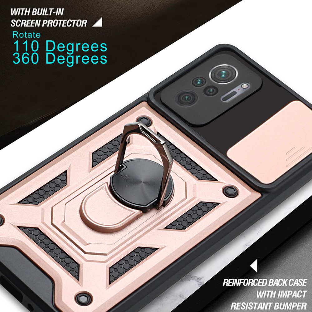 Xiaomi Poco M5s 4G Удароустойчив Ring Holder Калъф и Протектор