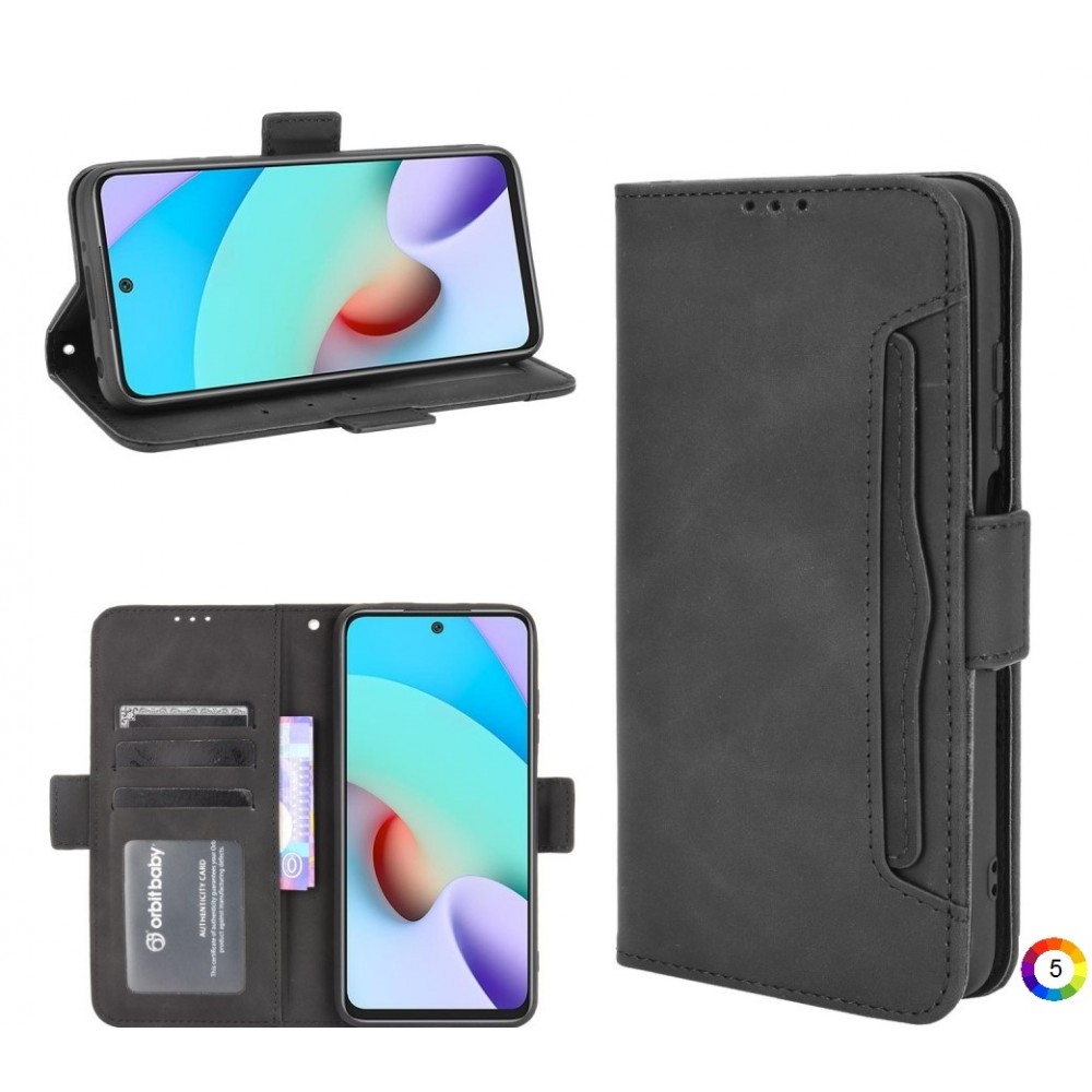 Xiaomi Redmi 10 Wallet Кожен Калъф и Протектор