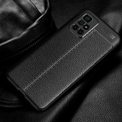 Xiaomi Redmi 10/10 Prime /Redmi Note 11 4G  Удароустойчив Litchi Skin Калъф и Протектор