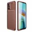 Xiaomi Redmi 10/10 Prime/Redmi Note 11 4G Удароустойчив Carbon Fiber Калъф и Протектор