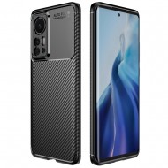 Xiaomi 12 Pro Удароустойчив Carbon Fiber Калъф и Протектор