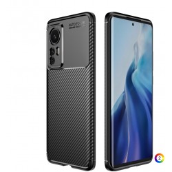Xiaomi 12 Удароустойчив Carbon Fiber Калъф и Протектор
