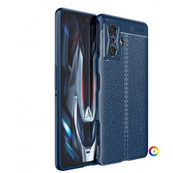 Xiaomi Redmi K50 Gaming 5G / Poco F4 GT Удароустойчив Litchi Skin Калъф и Протектор