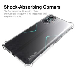 Xiaomi Poco F4 GT/ Redmi K50 Удароустойчив ENKAY Силиконов Калъф и Протектор