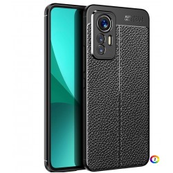 Xiaomi 12 Lite  Удароустойчив Litchi Skin Калъф и Протектор