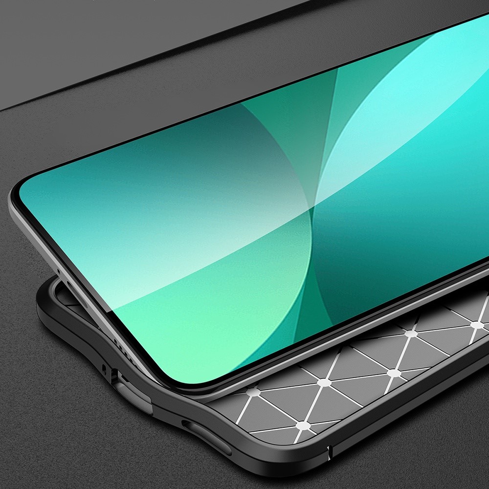 Xiaomi 12 Lite  Удароустойчив Litchi Skin Калъф и Протектор