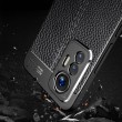 Xiaomi 12 Lite  Удароустойчив Litchi Skin Калъф и Протектор