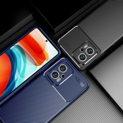 Xiaomi Redmi Note 11T Pro 5G/Poco X4 GT 5G/Note 11T Pro+ 5G Удароустойчив Carbon Fiber Калъф и Протектор