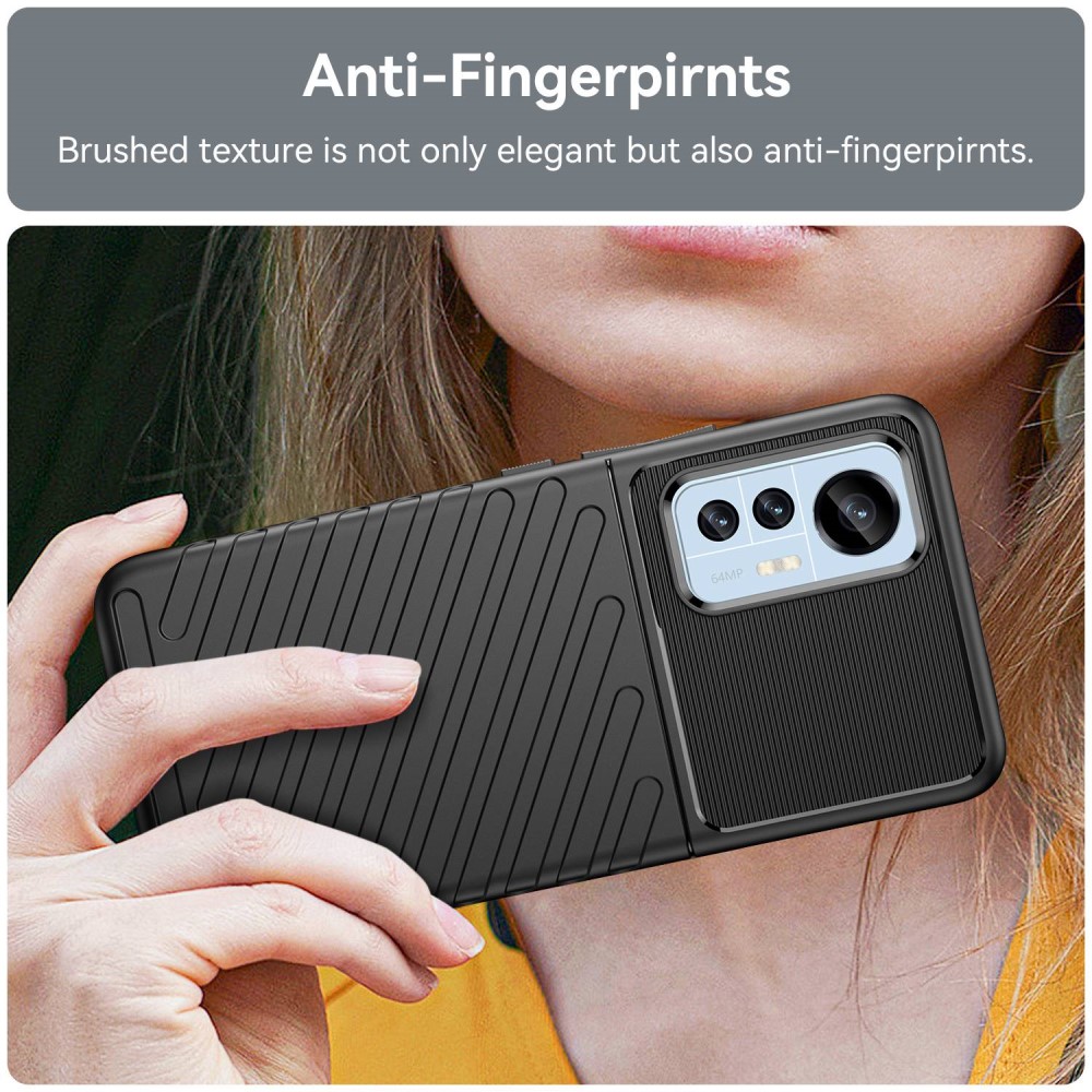 Xiaomi 12 Lite 5G  Удароустойчив Twill Texture Калъф и Протектор
