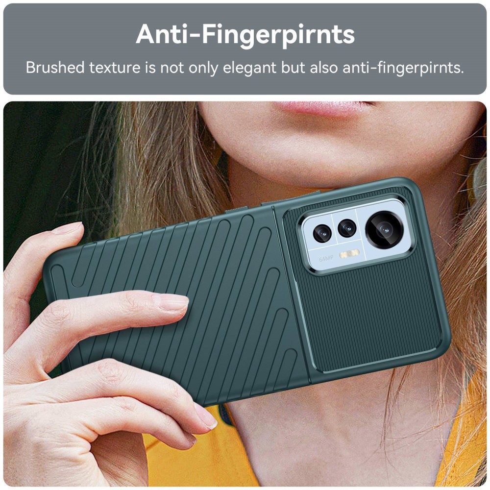Xiaomi 12 Lite 5G  Удароустойчив Twill Texture Калъф и Протектор