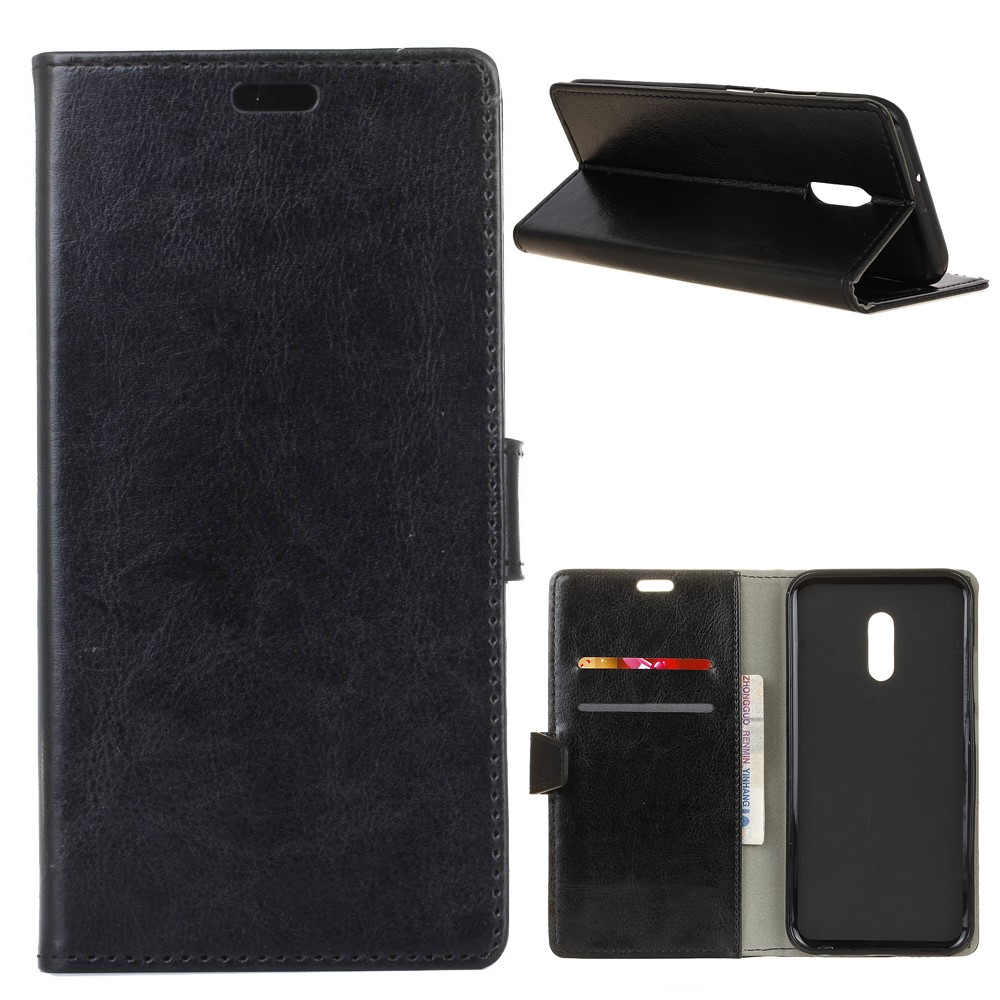 Alcatel 3  Magnetic Wallet Кожен Калъф и Скрийн Протектор