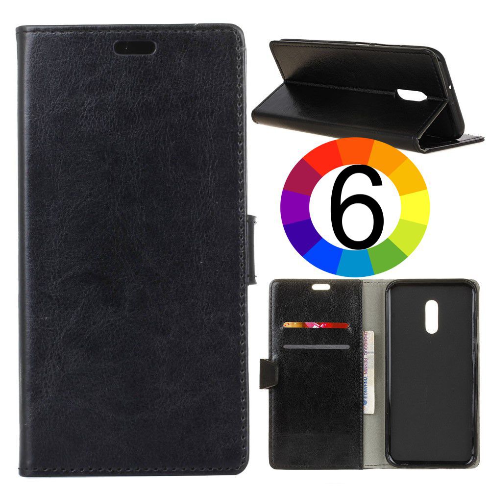 Alcatel 3  Magnetic Wallet Кожен Калъф и Скрийн Протектор