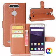 ZTE Blade V8 Mini Magnetic Wallet Кожен Калъф и Стилус