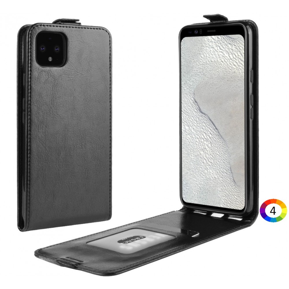 Google Pixel 4 XL Flip3 Кожен Калъф и Скрийн Протектор