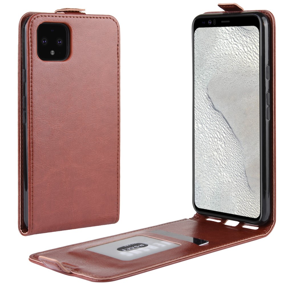 Google Pixel 4 XL Flip3 Кожен Калъф и Скрийн Протектор