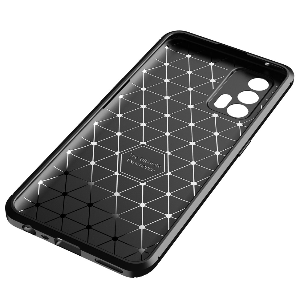 Realme GT 5G  Удароустойчив Carbon Fiber Калъф и Протектор