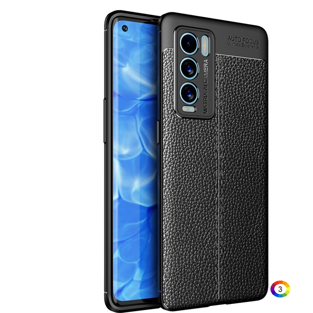 Realme GT Explorer Удароустойчив Litchi Skin Калъф и Протектор