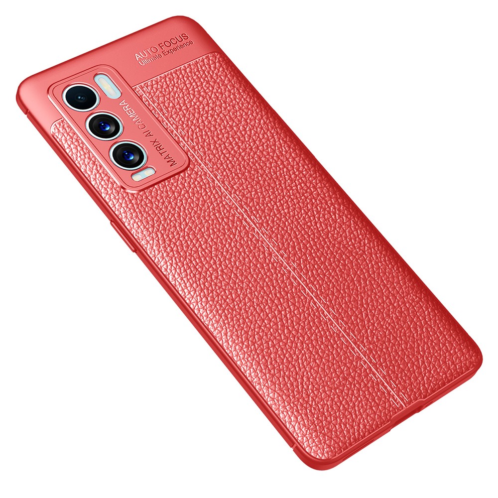 Realme GT Explorer Удароустойчив Litchi Skin Калъф и Протектор