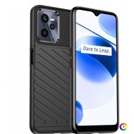 OPPO Realme C35 Удароустойчив Twill Texture Калъф и Протектор