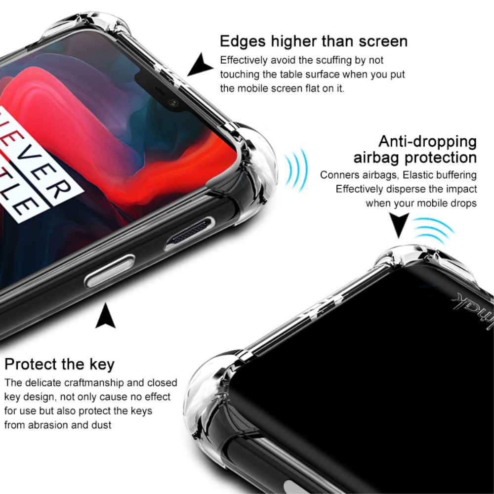 OnePlus 6  IMAK Силиконов Калъф и Протектор