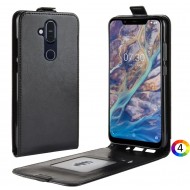 Nokia 8.1 / X7 / 8 2018 Flip3 Кожен Калъф и Скрийн Протектор