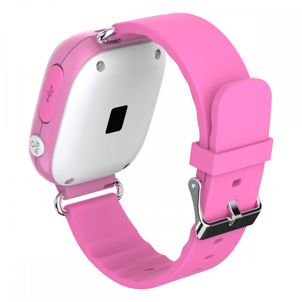 Xmart KW03G, GPS локация, SOS функция, IP67, Розов Детски Смарт Чсовник