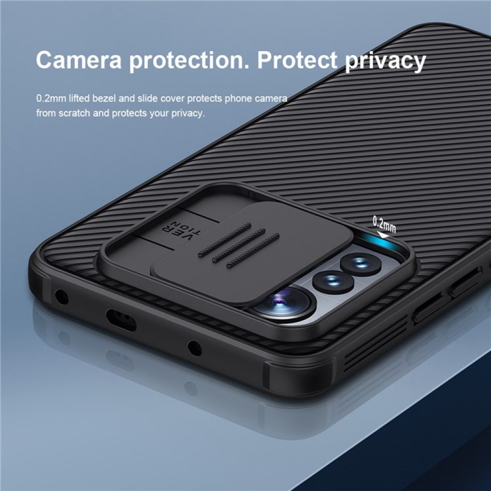 Xiaomi 12 Lite 5G  Удароустойчив NILLKIN CamShield Калъф и Протектор